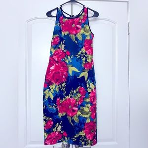 Floral midi dress casual